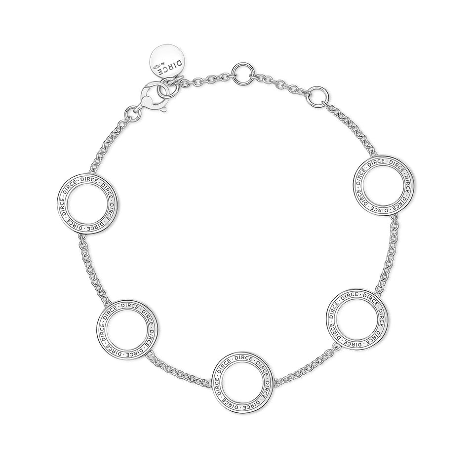 Orbite V Bracelet - 18 K white gold